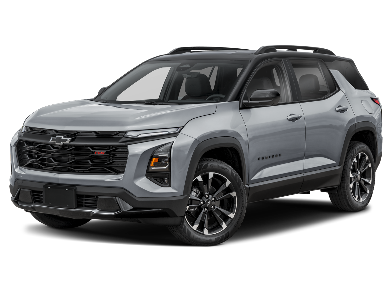 2026 Chevrolet Equinox RS in Mosaic Black Metallic — front three-quarter view