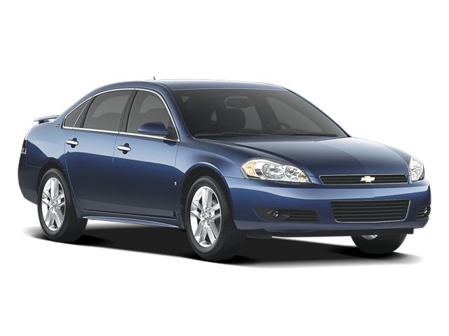 2009 Chevrolet Impala 3.5L LT in Slate Metallic — front three-quarter view