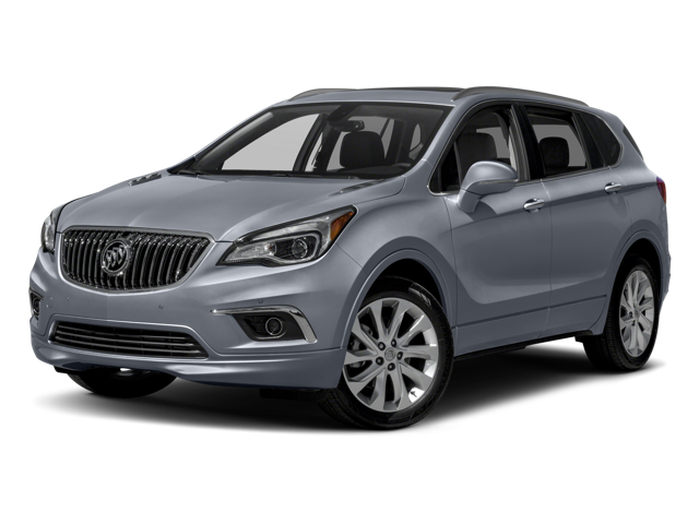 2017 Buick Envision Premium II in Summit White — front three-quarter view
